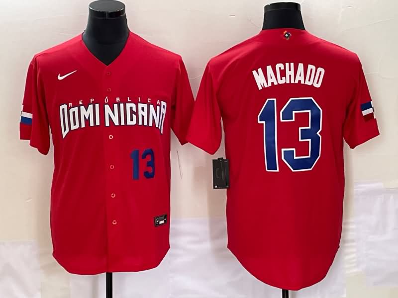 Dominicana Red Baseball Jersey