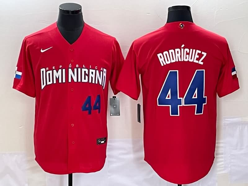 Dominicana Red Baseball Jersey