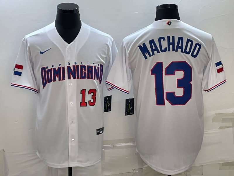 Dominicana White Baseball Jersey