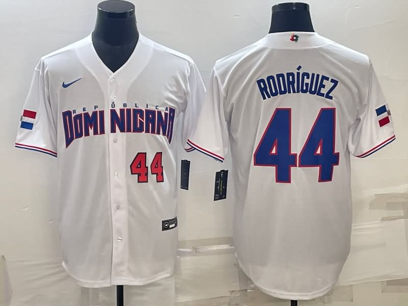 Dominicana White Baseball Jersey