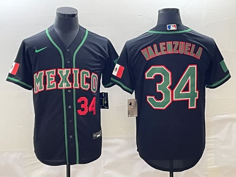 Mexico Black Baseball Jersey