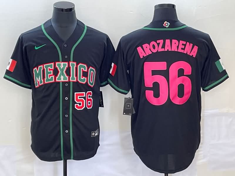 Mexico Black Baseball Jersey 05