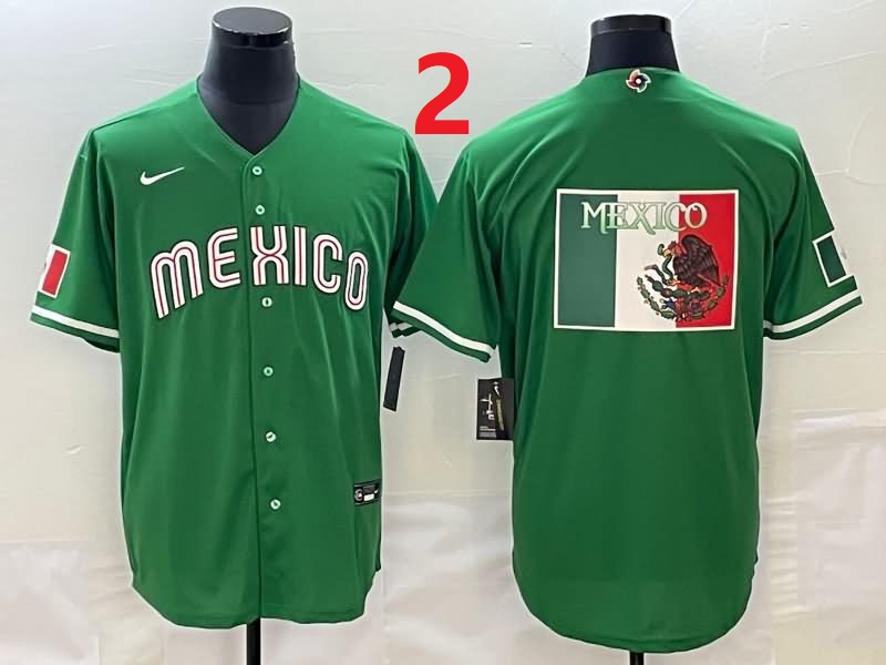 Mexico Green Baseball Jersey