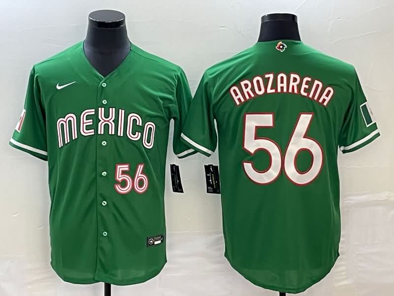 Mexico Green Baseball Jersey