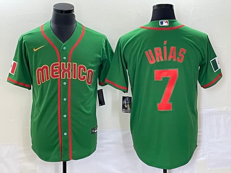 Mexico Green Baseball Jersey 04