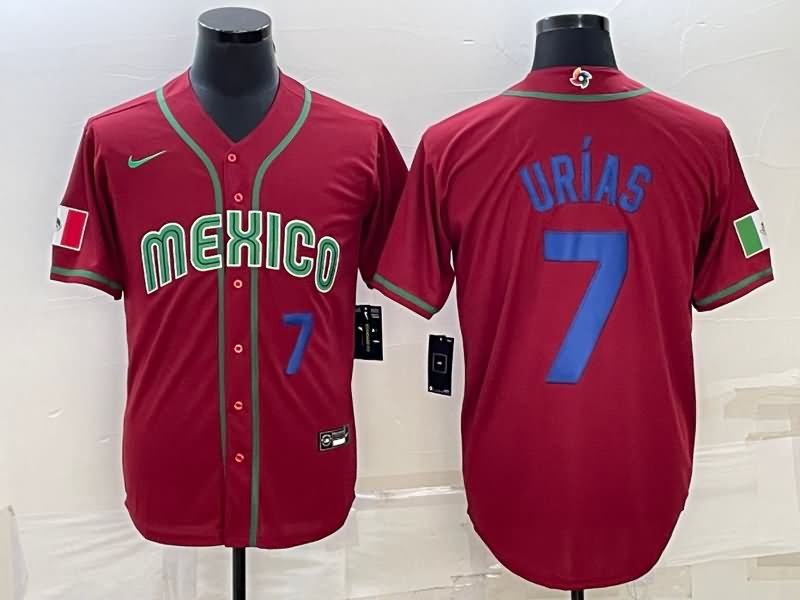 Mexico Red Baseball Jersey