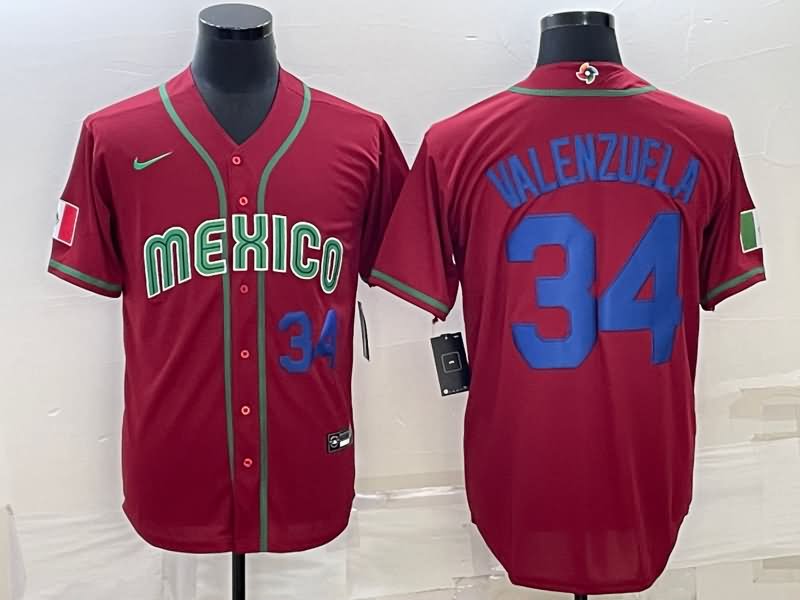 Mexico Red Baseball Jersey