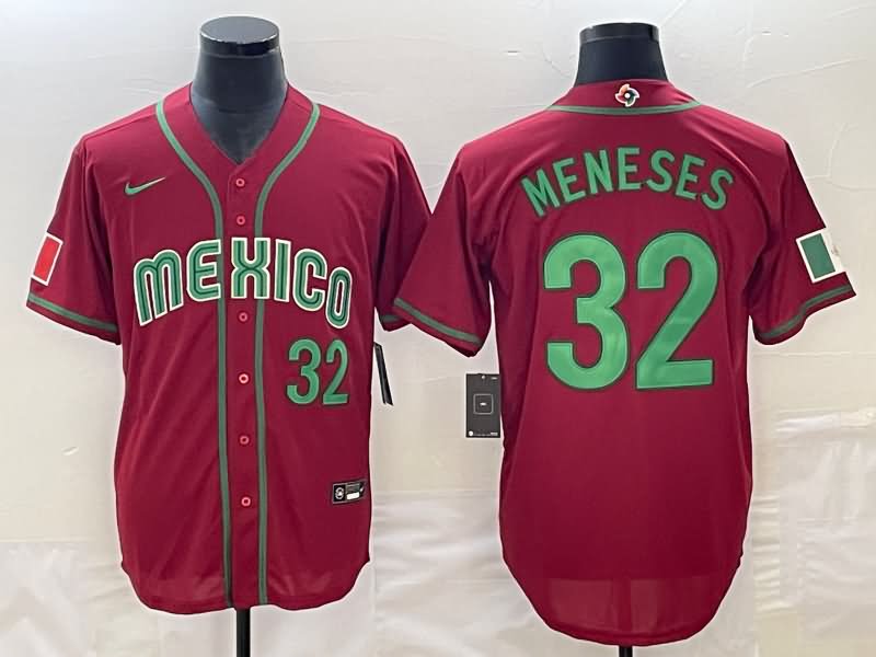 Mexico Red Baseball Jersey 04