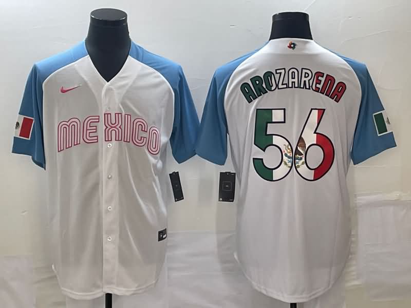 Mexico White Baseball Jersey 07