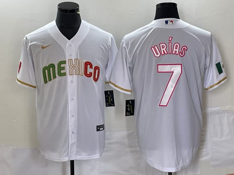 Mexico White Baseball Jersey 09