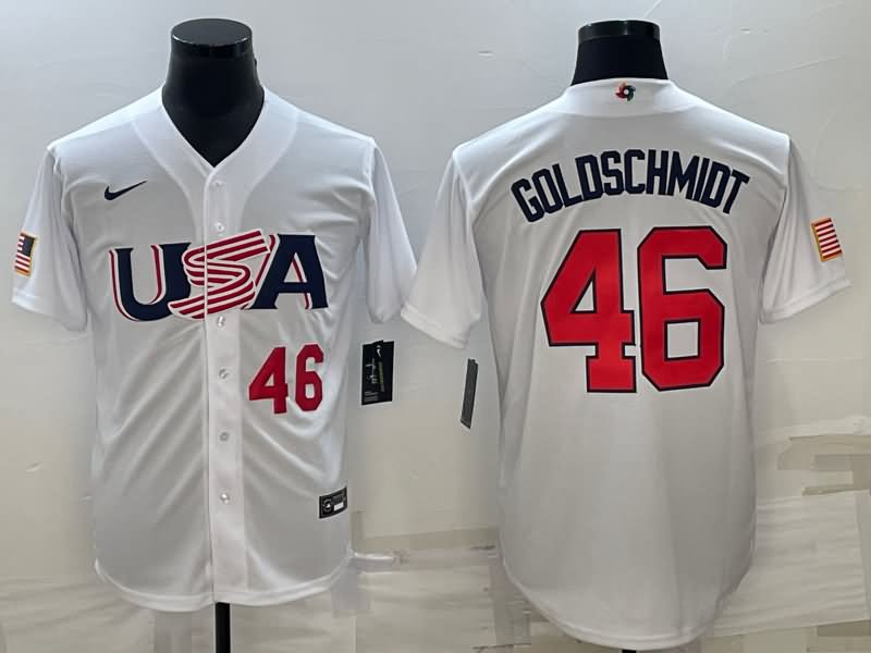 USA White Baseball Jersey