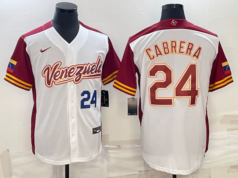 Venezuela White Baseball Jersey