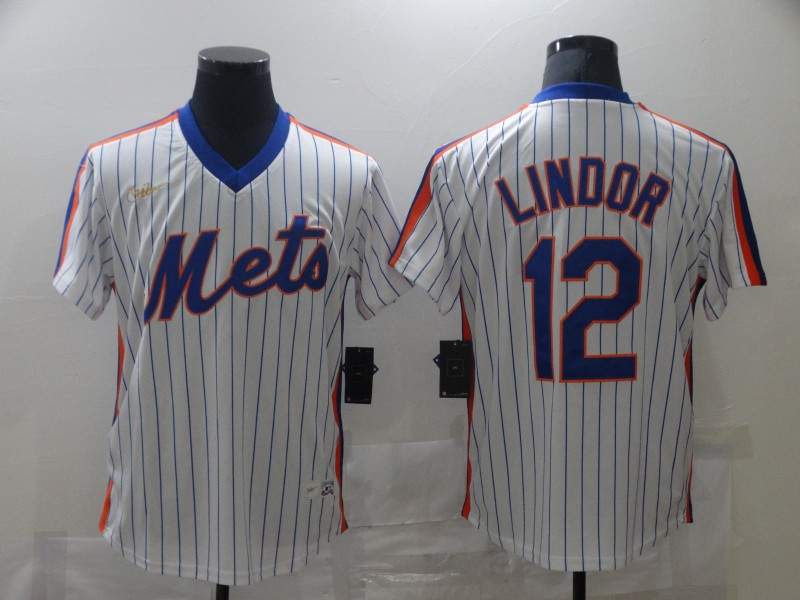 New York Mets White Cooperstown Collection MLB Jersey