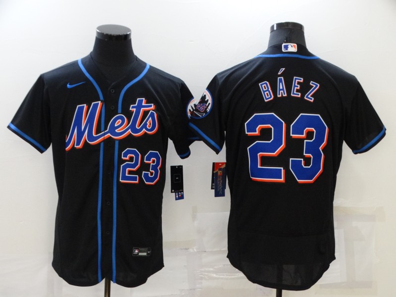 New York Mets Black Elite MLB Jersey
