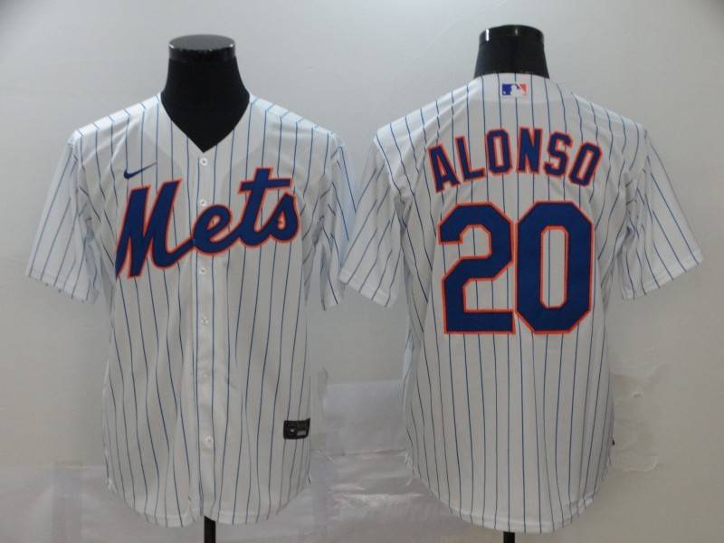 New York Mets White MLB Jersey