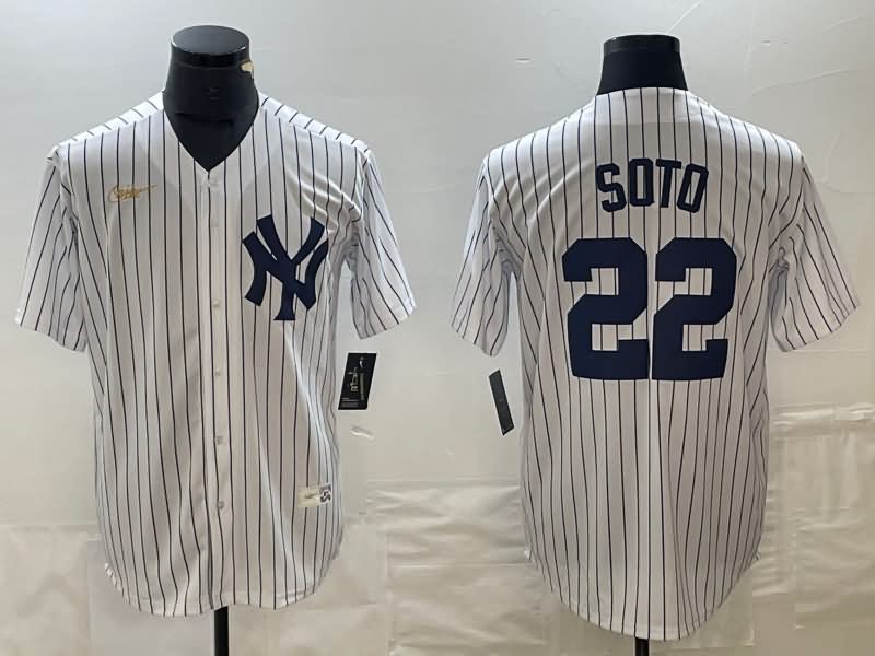 New York Yankees White Cooperstown Collection MLB Jersey