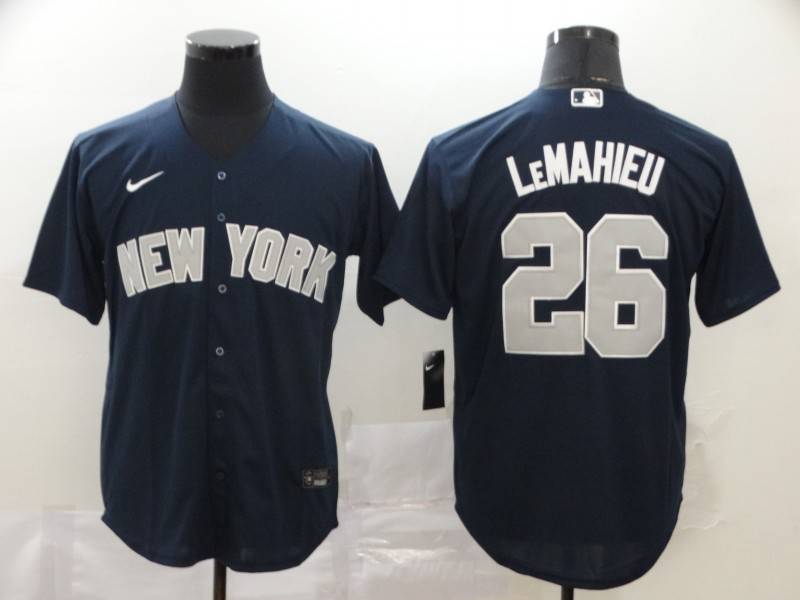 New York Yankees Dark Blue MLB Jersey