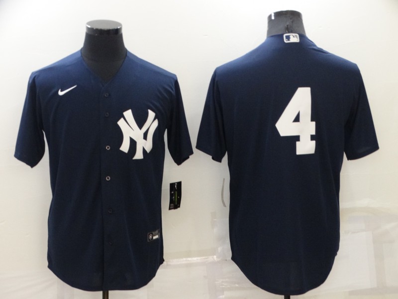 New York Yankees Dark Blue MLB Jersey 02