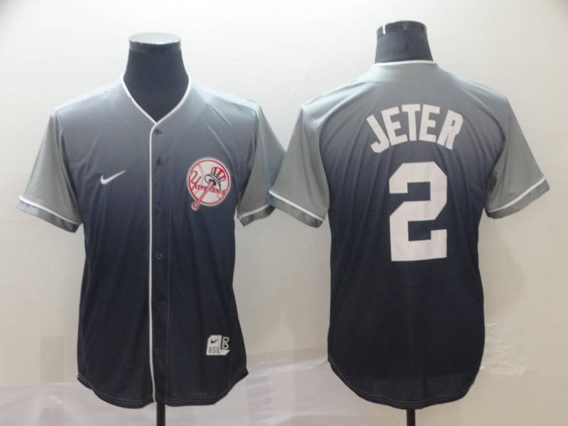 New York Yankees Dark Blue Fashion MLB Jersey