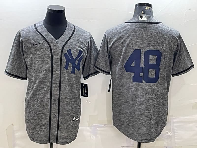 New York Yankees Grey MLB Jersey 04