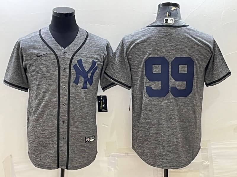 New York Yankees Grey MLB Jersey 04