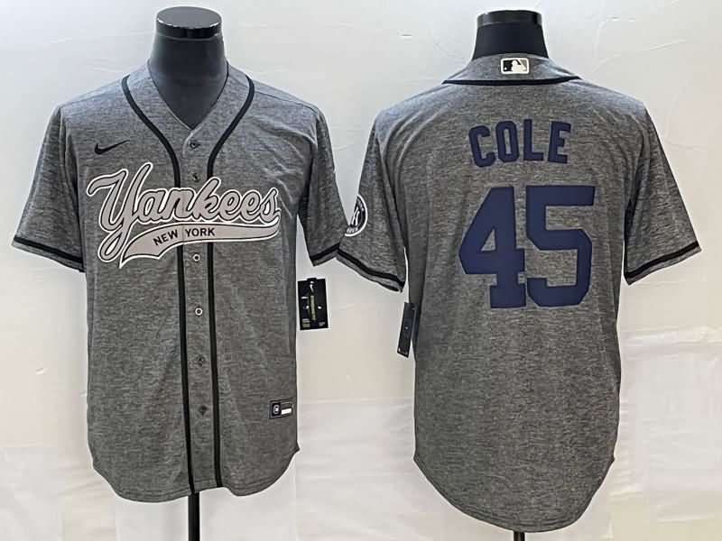 New York Yankees Grey MLB Jersey 05