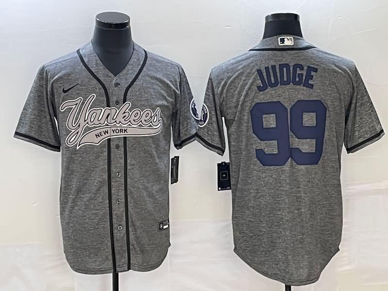 New York Yankees Grey MLB Jersey 05