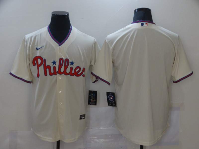 Philadelphia Phillies Cream MLB Jersey