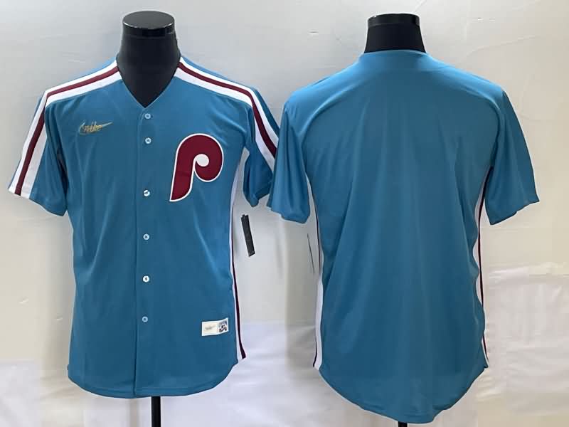 Philadelphia Phillies Light Blue Cooperstown Collection MLB Jersey
