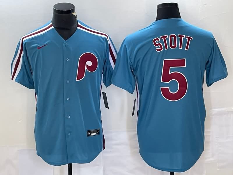 Philadelphia Phillies Light Blue MLB Jersey