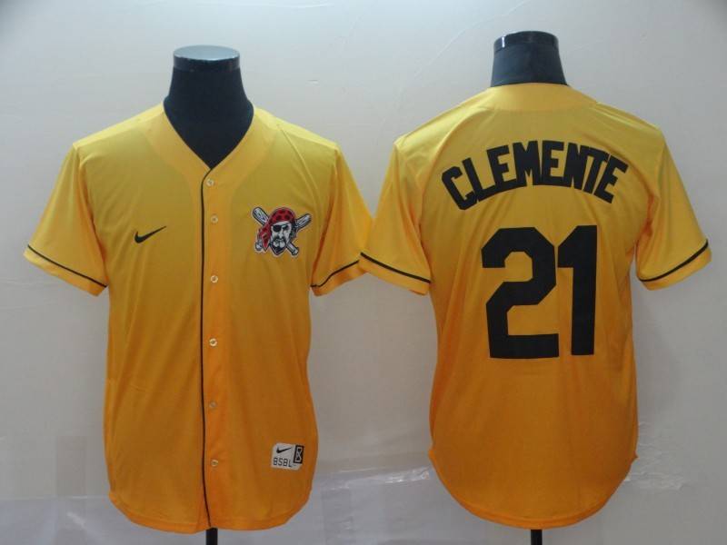 Pittsburgh Pirates Yellow Fashion MLB Jersey