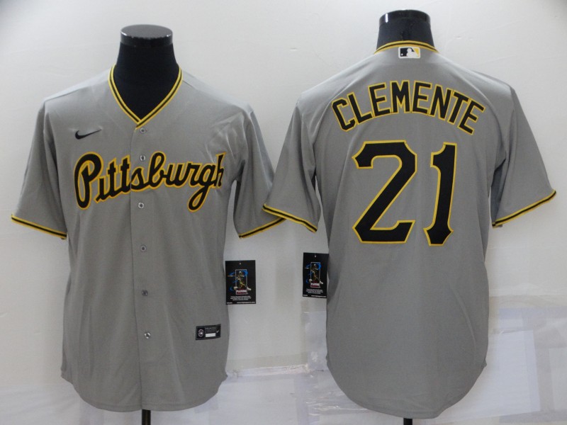 Pittsburgh Pirates Grey MLB Jersey