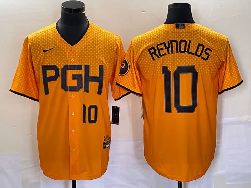 Pittsburgh Pirates Yellow MLB Jersey