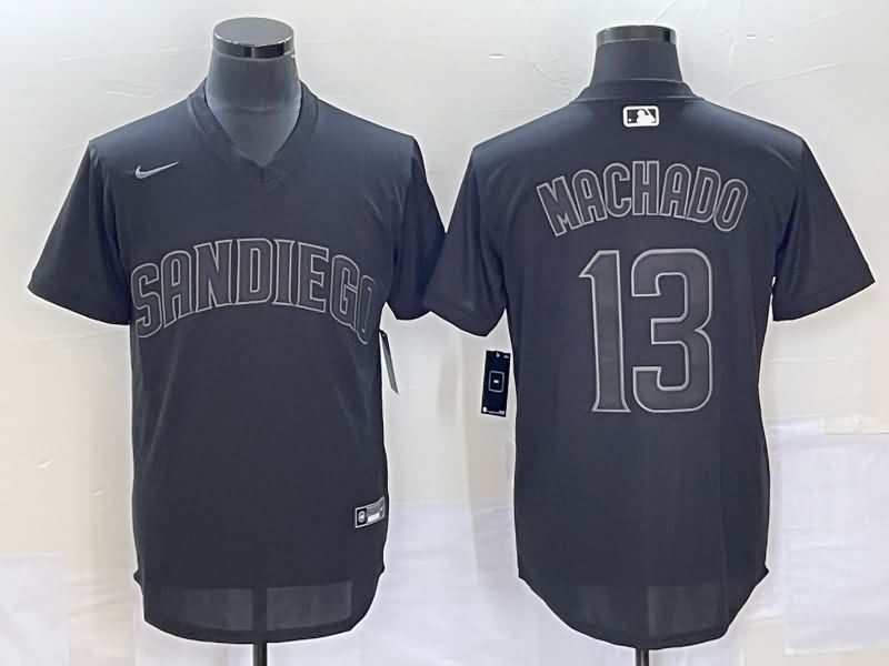 San Diego Padres Black MLB Jersey 03