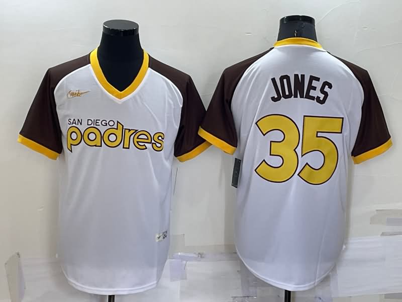 San Diego Padres White Cooperstown Collection MLB Jersey