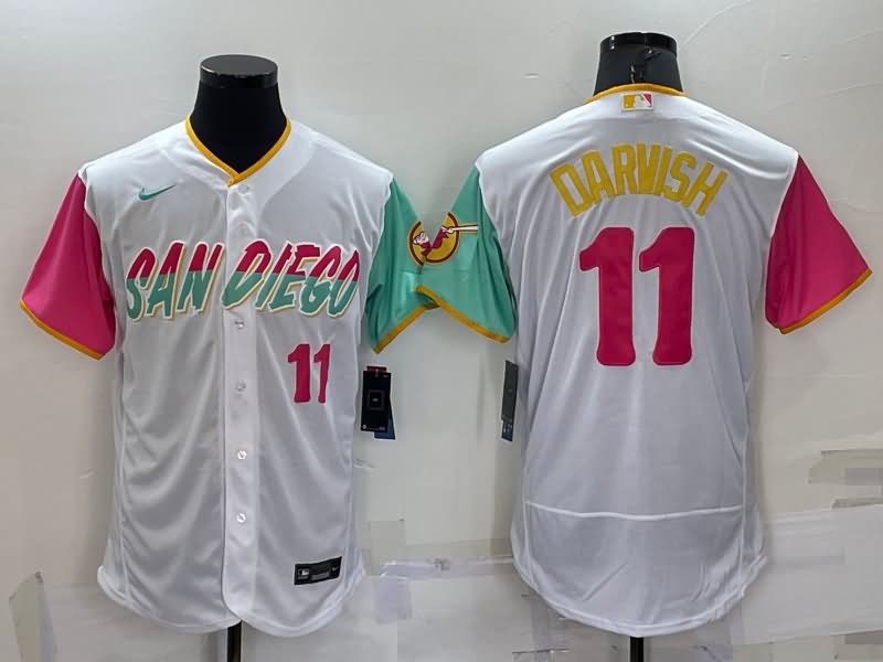 San Diego Padres White Elite MLB Jersey 02