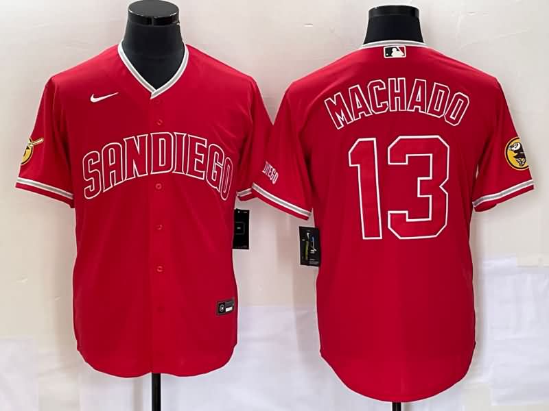 San Diego Padres Red MLB Jersey