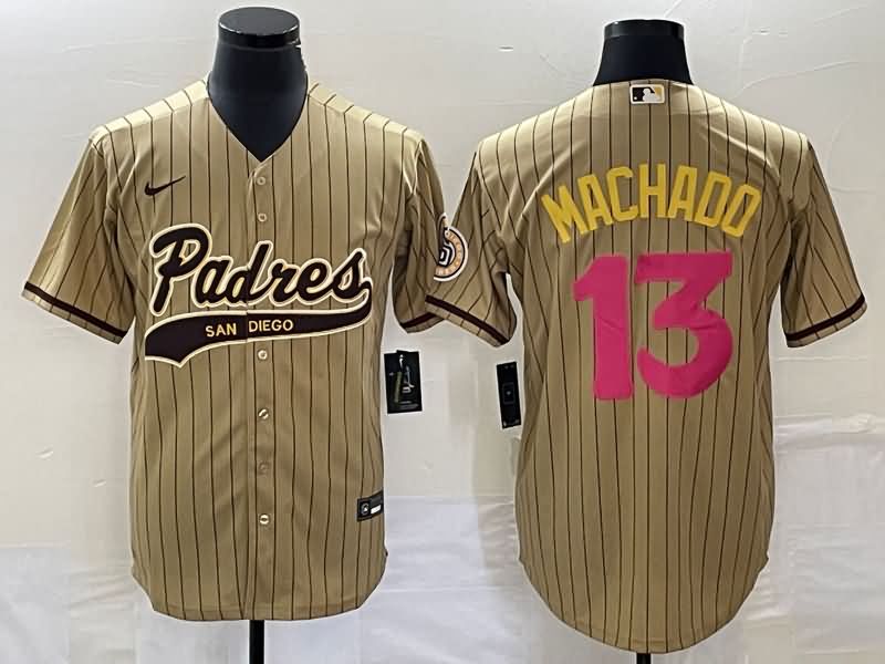 San Diego Padres Tan MLB Jersey 02