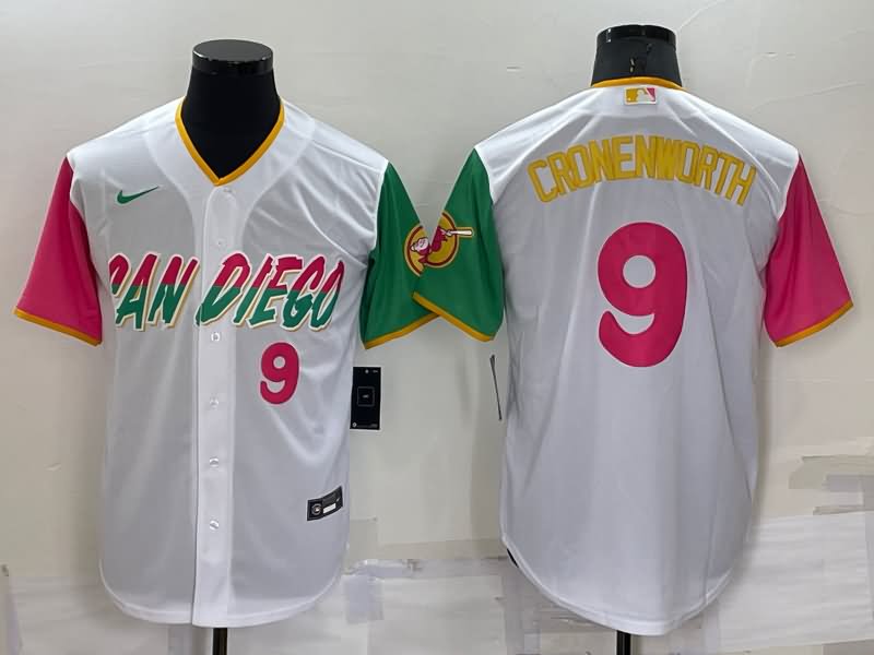 San Diego Padres White MLB Jersey 02