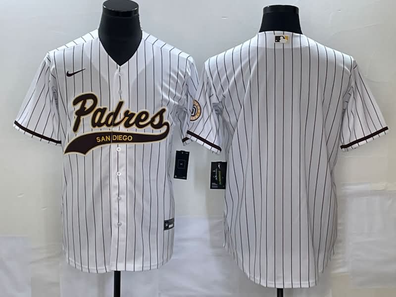 San Diego Padres White MLB Jersey 05