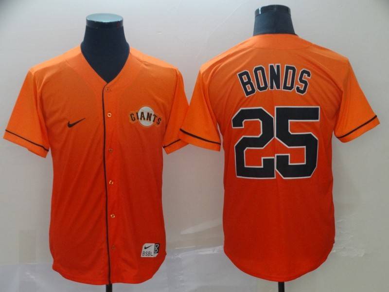 San Francisco Giants Orange Fashion MLB Jersey