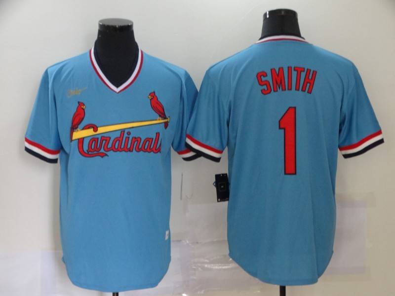St. Louis Cardinals Light Blue Cooperstown Collection MLB Jersey
