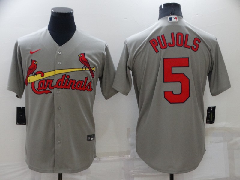 St. Louis Cardinals Grey MLB Jersey