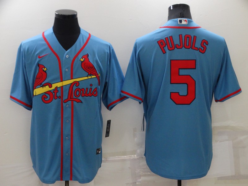 St. Louis Cardinals Light Blue MLB Jersey