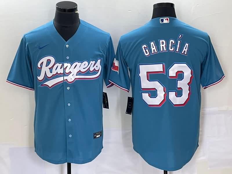 Texas Rangers Light Blue MLB Jersey