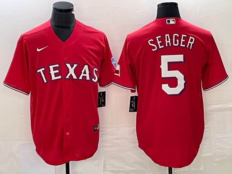 Texas Rangers Red MLB Jersey