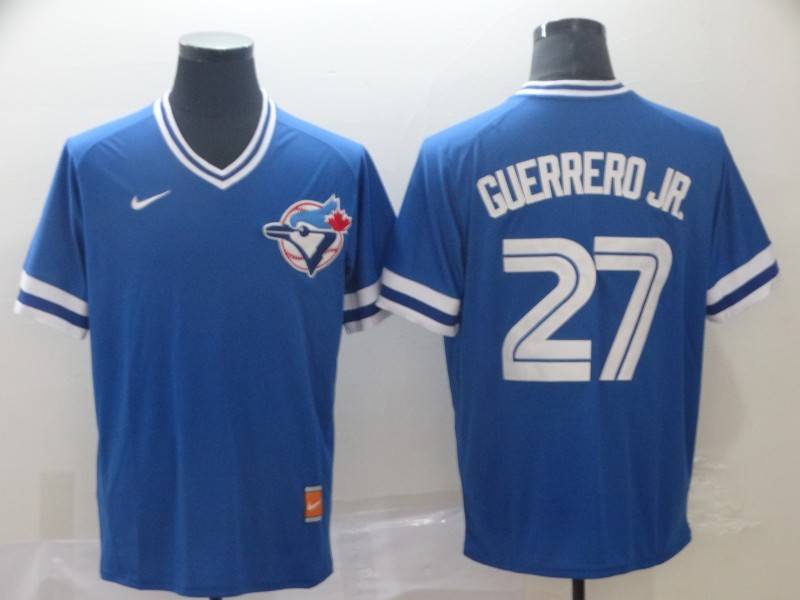 Toronto Blue Jays Blue Retro MLB Jersey