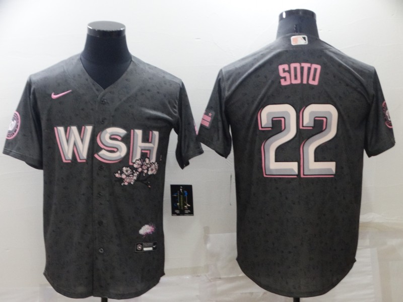 Washington Nationals Black MLB Jersey