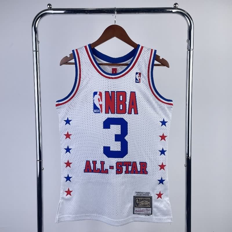 ALL-STAR 2003 White Classics Basketball Jersey (Hot Press)
