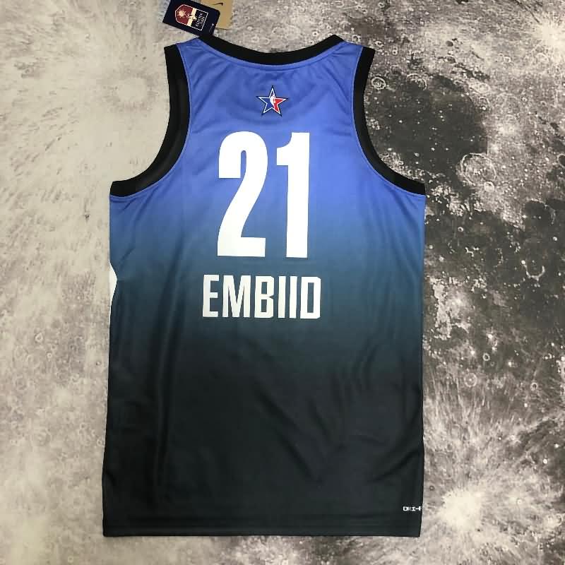 ALL-STAR 2023 Blue Basketball Jersey (Hot Press)